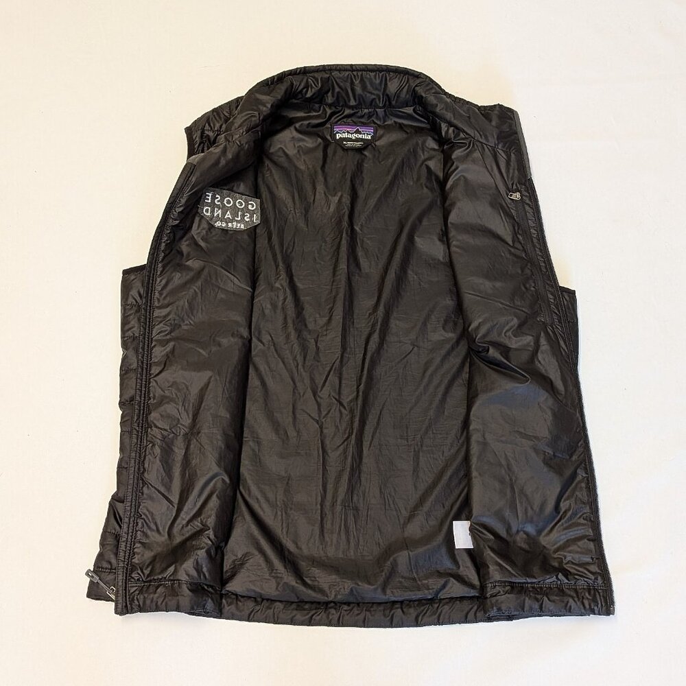 Patagonia Mens Nano Puff Black Zip Vest Goose Island Beer Co Size XL 84242 - Picture 3 of 10